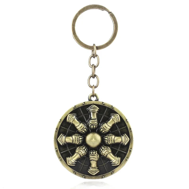 Keychain Sun Knight Shield