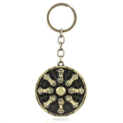Keychain Sun Knight Shield