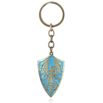 Keychain Sun Knight Shield