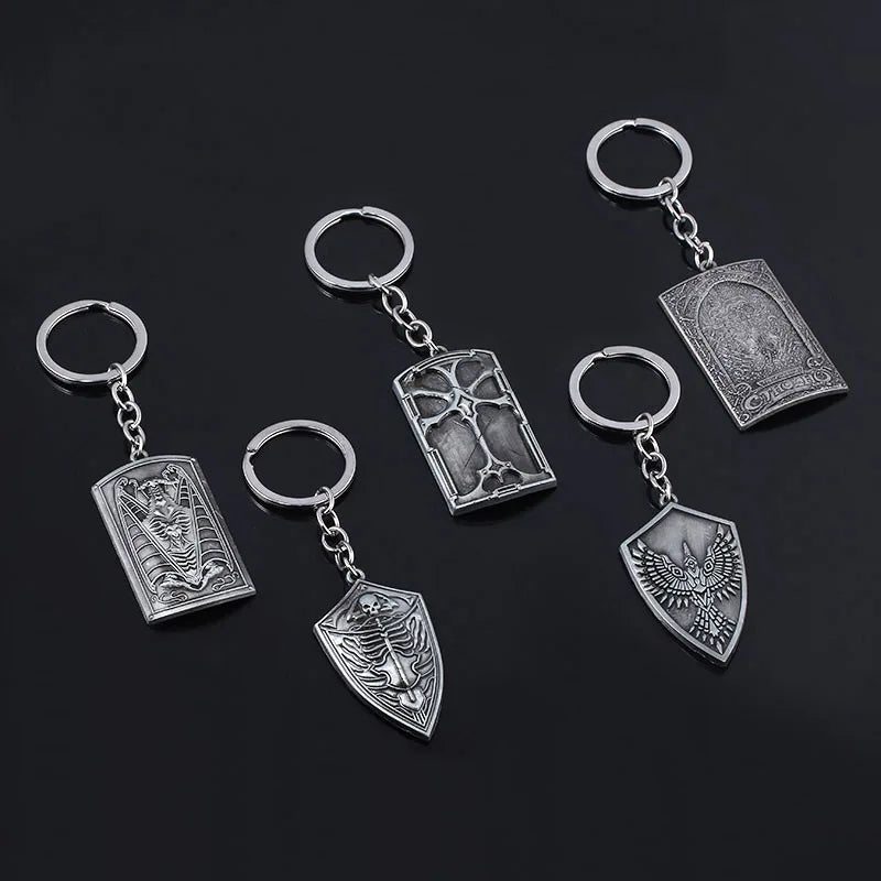 Keychain Sun Knight Shield