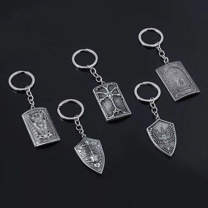 Keychain Sun Knight Shield