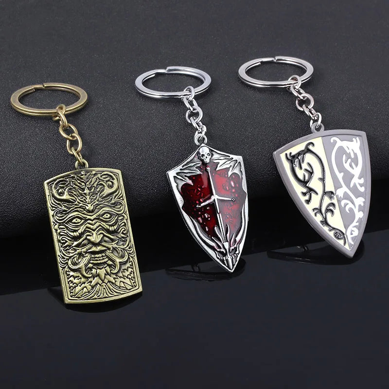 Keychain Sun Knight Shield