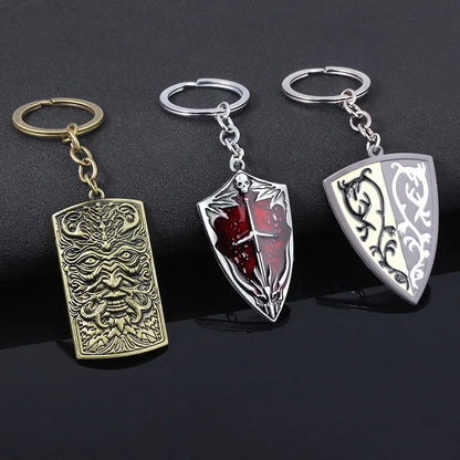 Keychain Sun Knight Shield